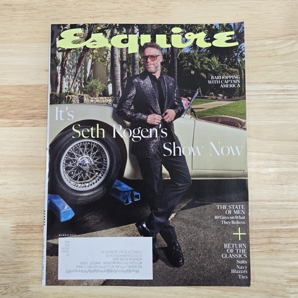 Esquire Seth Rogan Magazine New